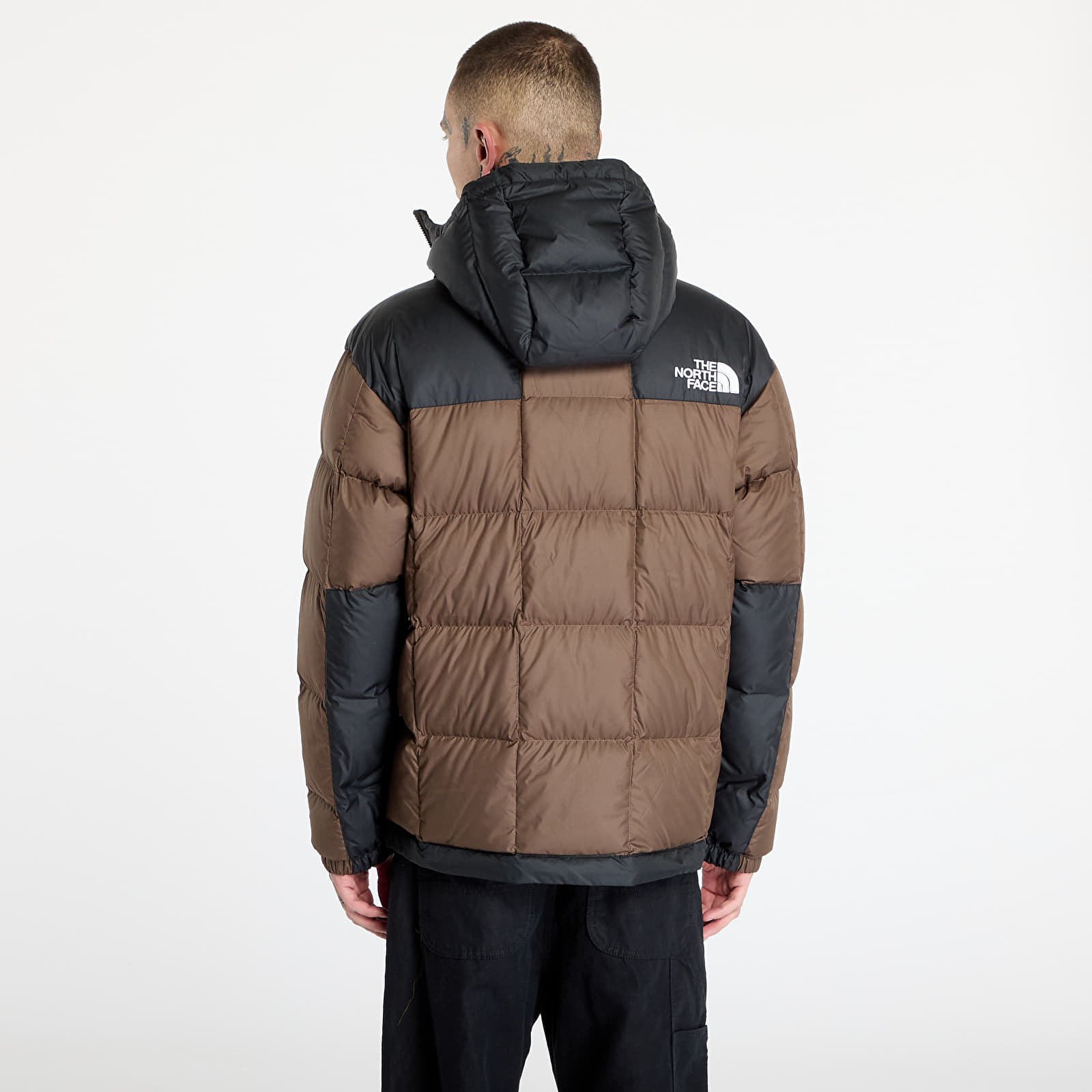 Muške donje jakne The North Face Lhotse Hooded Jacket Smokey Brown