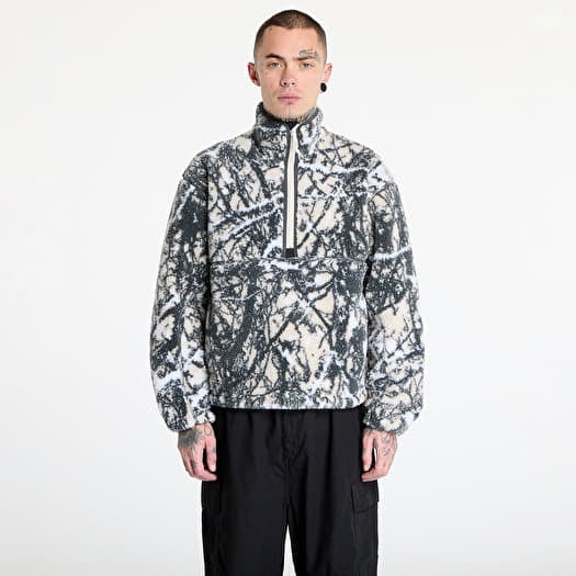 Nike ACG "Canwell Glacier" Men's Men's Therma-FIT ADV Windproof Half-Zip Fleece Lt Orewood Brn/ Black/ Summit White