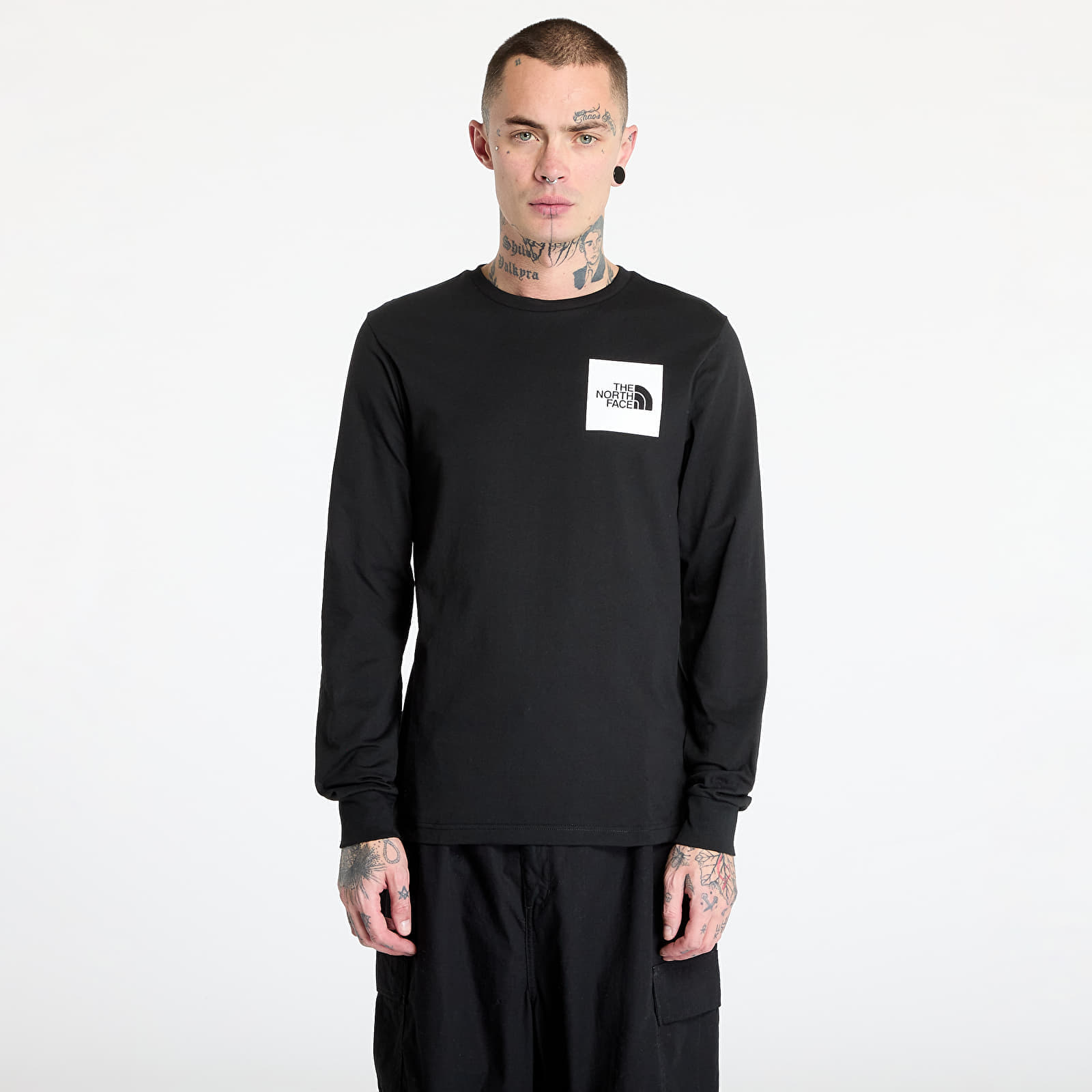 Tricou The North Face Longsleeve Fine Tee TNF Black