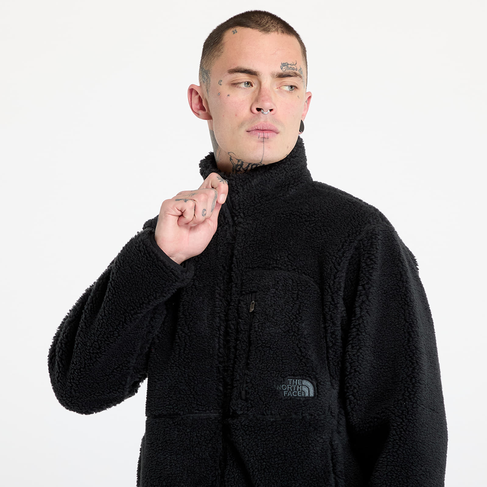 Kurtki męskie The North Face Extreme Pile 2 Full-zip Jacket TNF Black