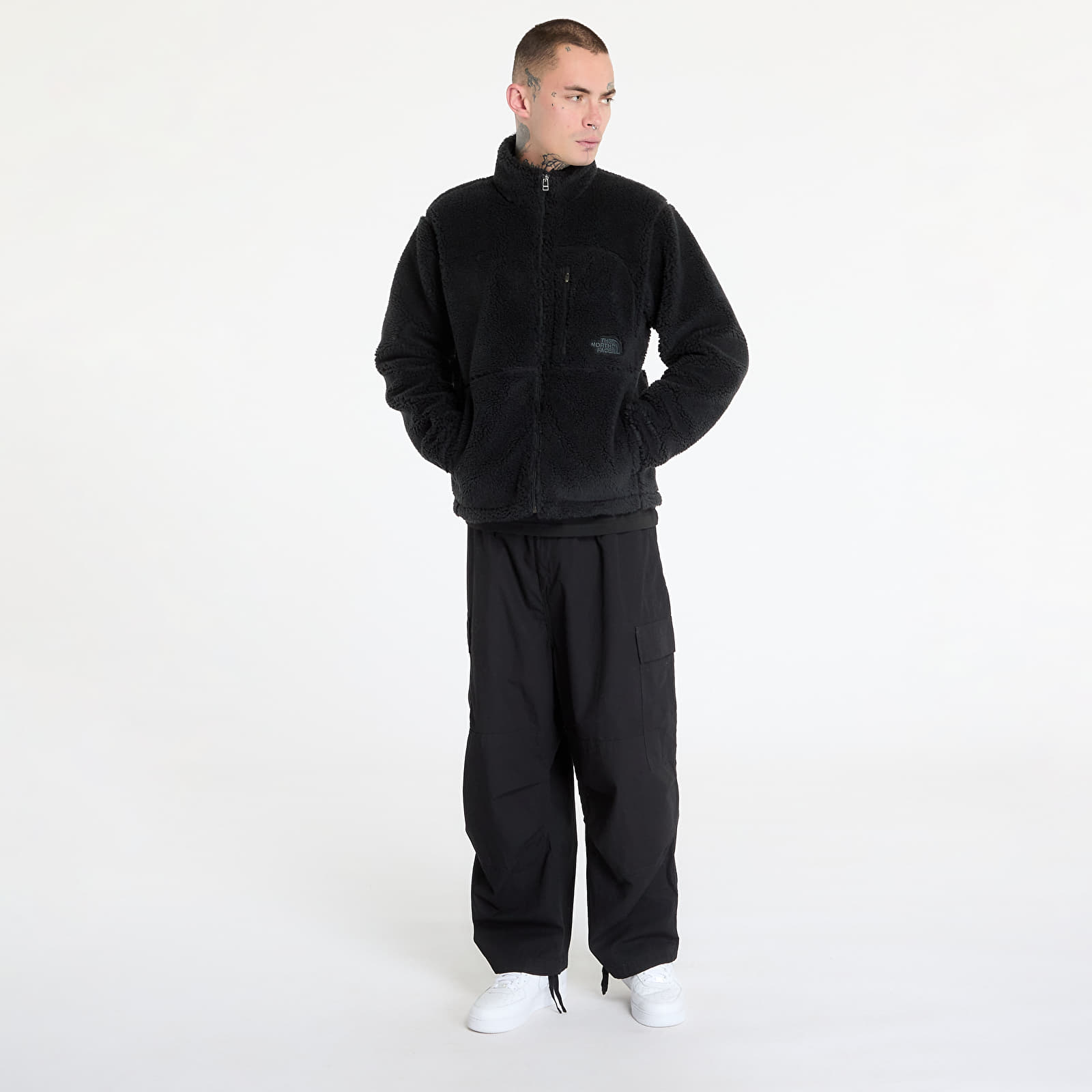 Kurtki męskie The North Face Extreme Pile 2 Full-zip Jacket TNF Black