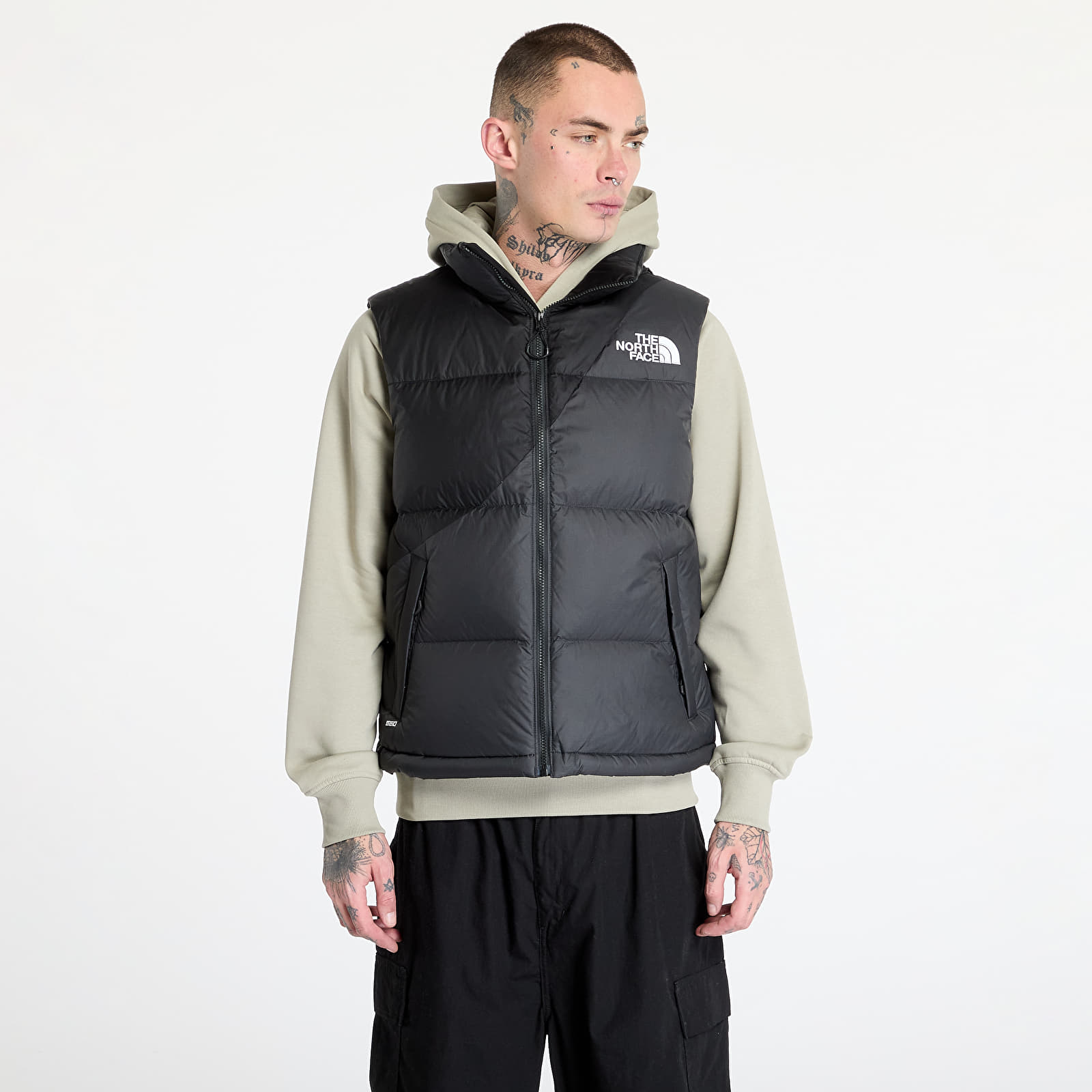 Chalecos para hombre The North Face x Yinka Ilori Down Unisex Vest TNF Black