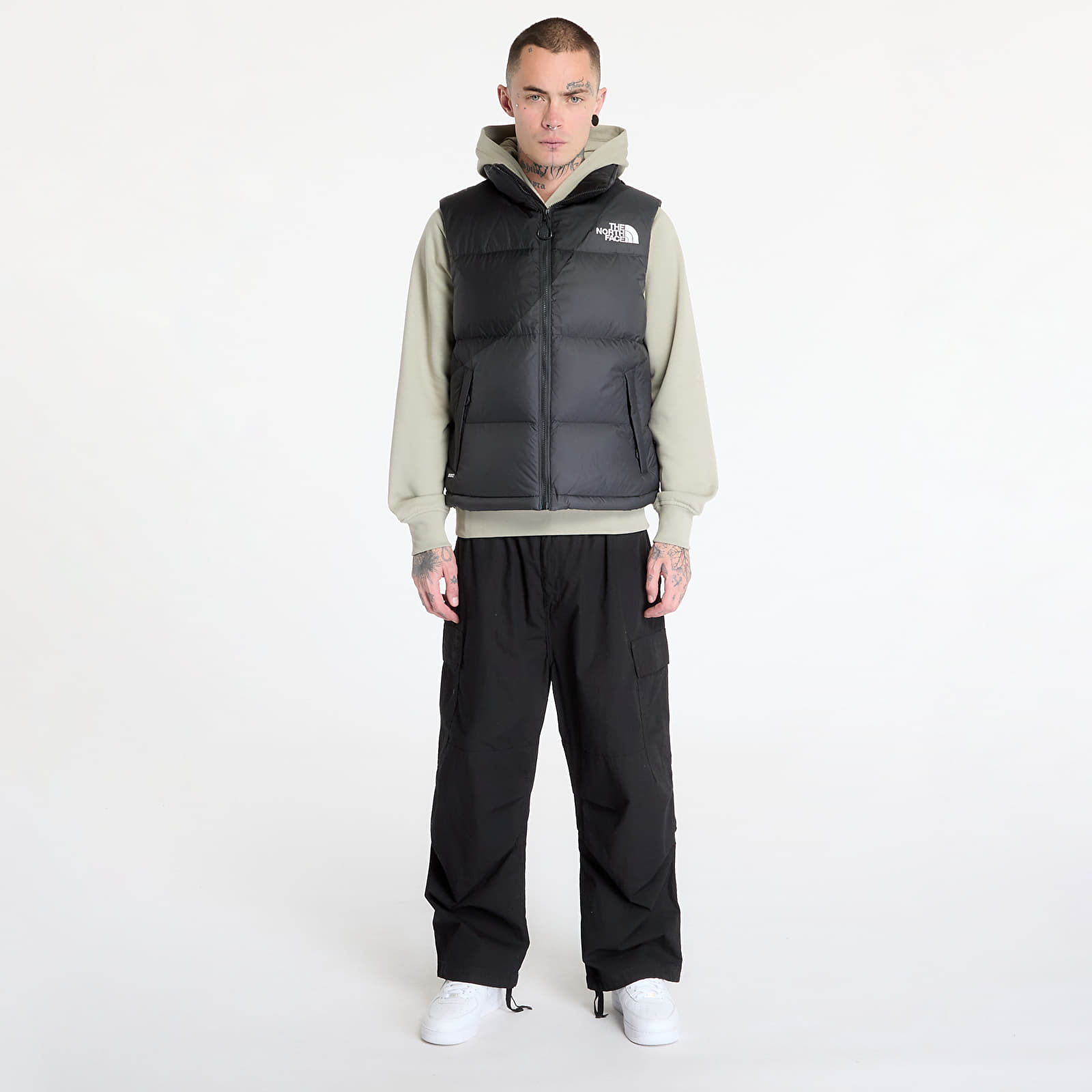 Chalecos para hombre The North Face x Yinka Ilori Down Unisex Vest TNF Black