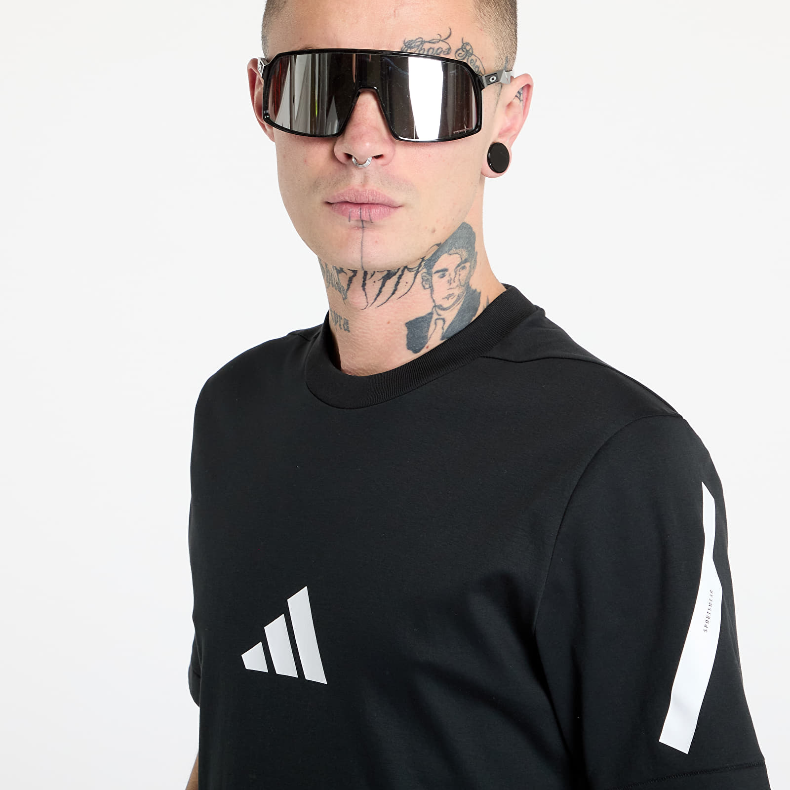 Men's T-shirts adidas Adidas Z.N.E. T-Shirt Black/ White