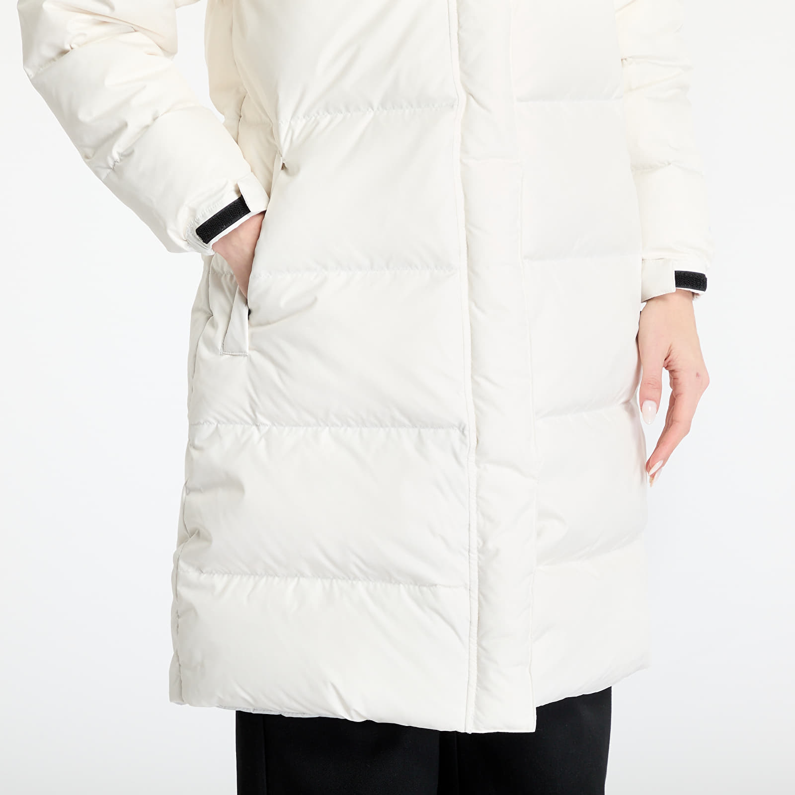 Daunenjacken für Frauen The North Face Nuptse Parka White Dune