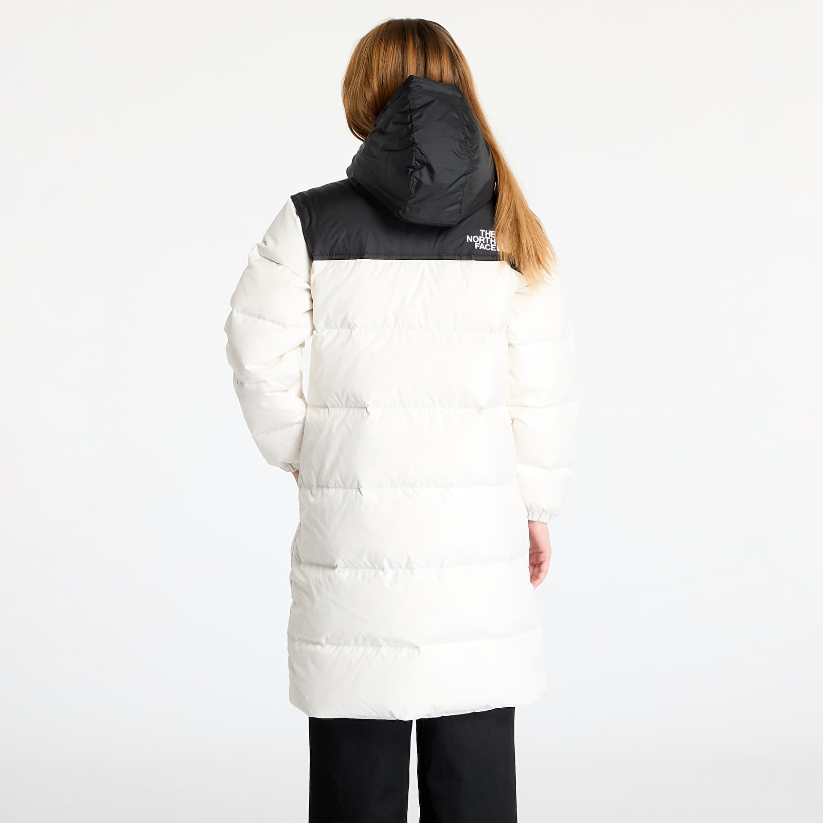 Daunenjacken für Frauen The North Face Nuptse Parka White Dune