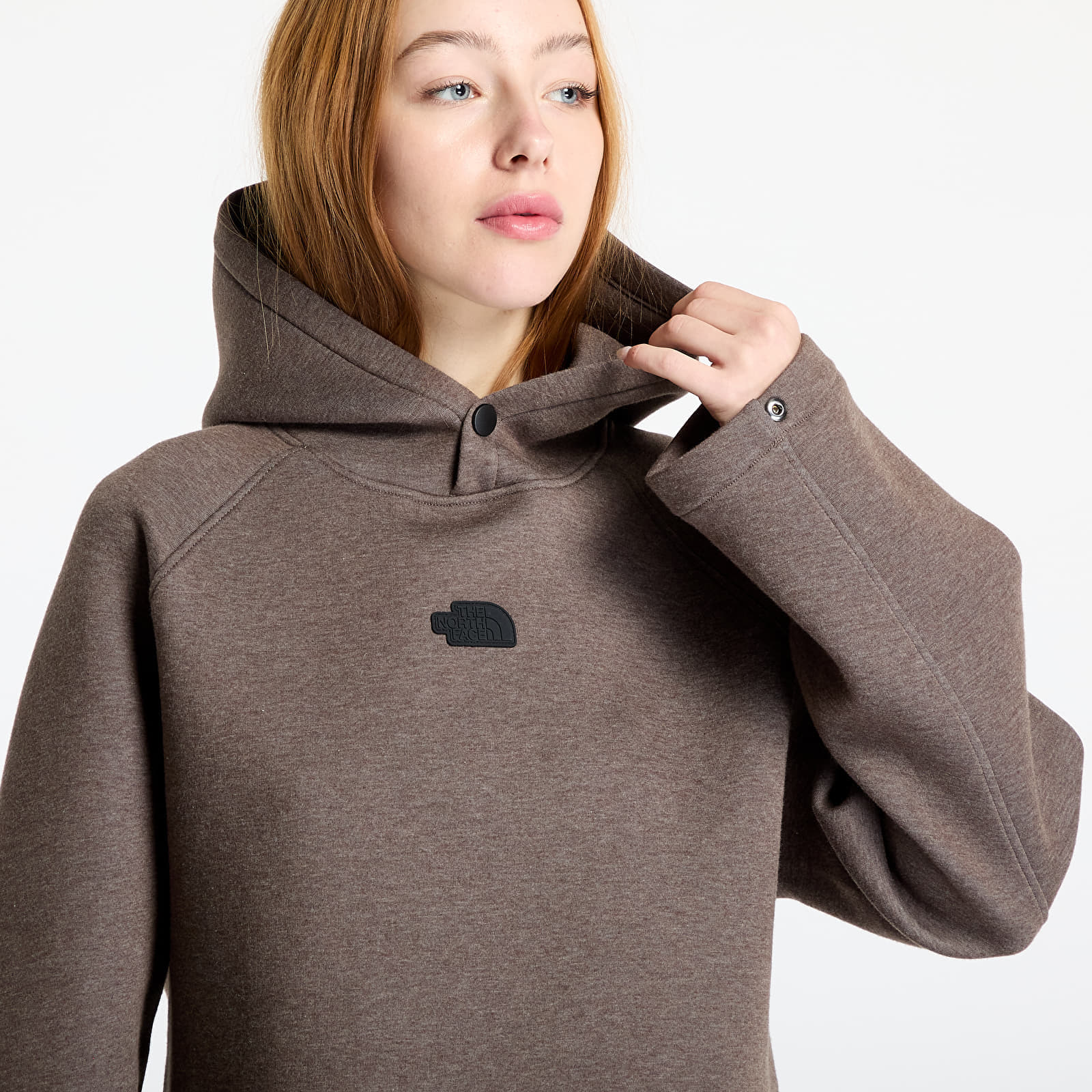 Hanorac The North Face W Relaxed Hoodie Smokey Brown - 1 | YEO