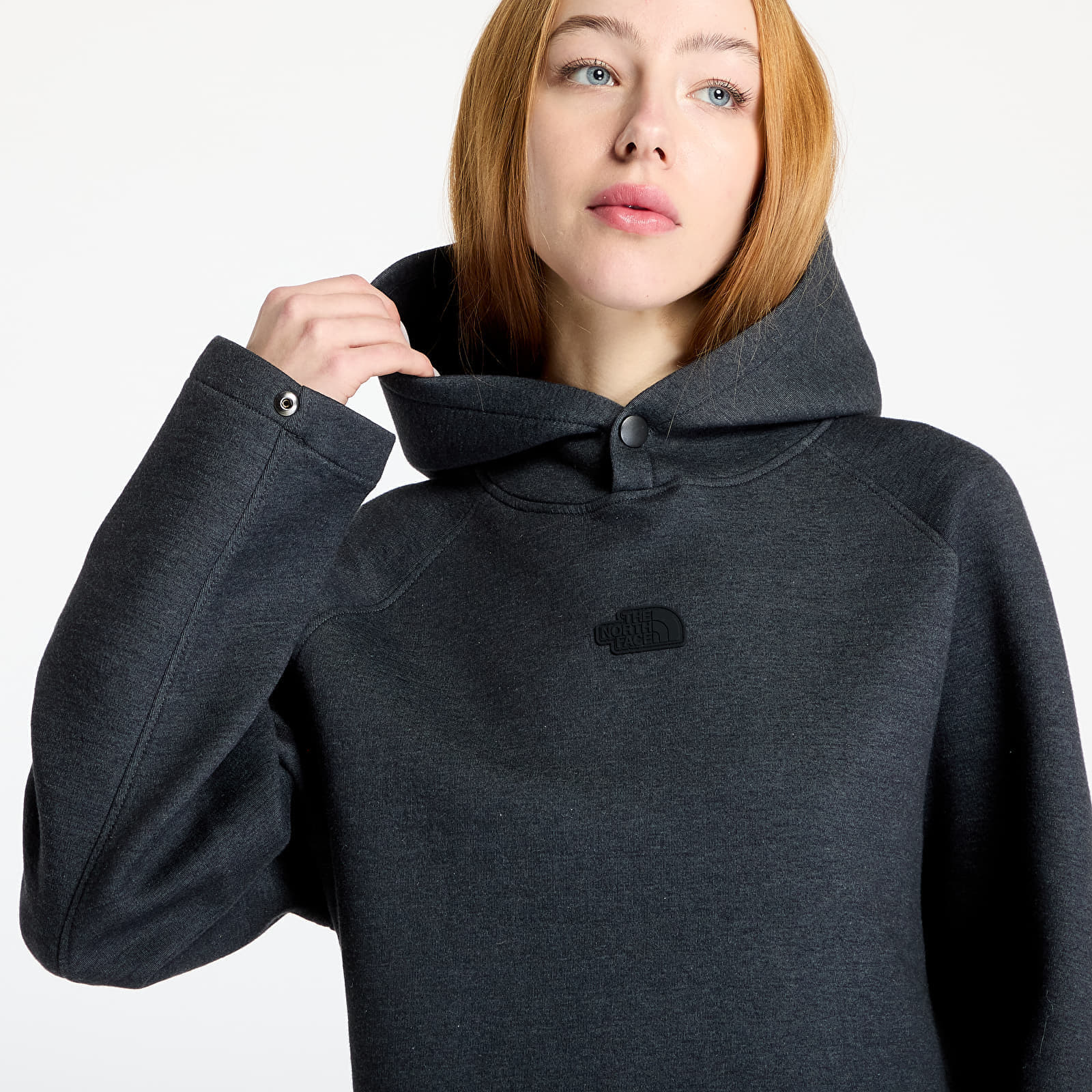 Hanorac The North Face W Relaxed Hoodie TNF Black Heather - 1 | YEO