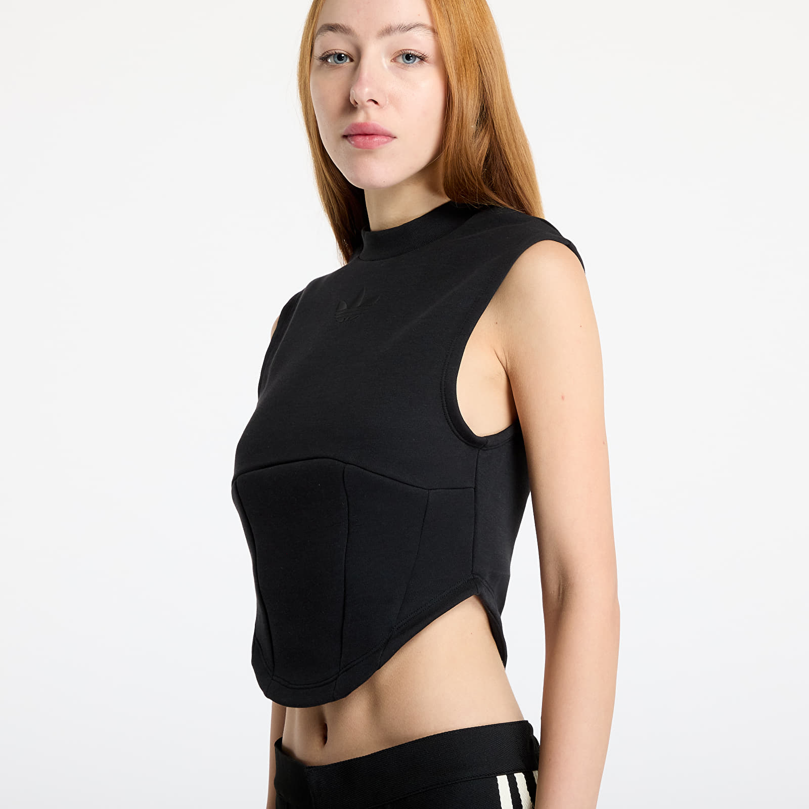 Dames vesten adidas Structured Interlock Vest Black