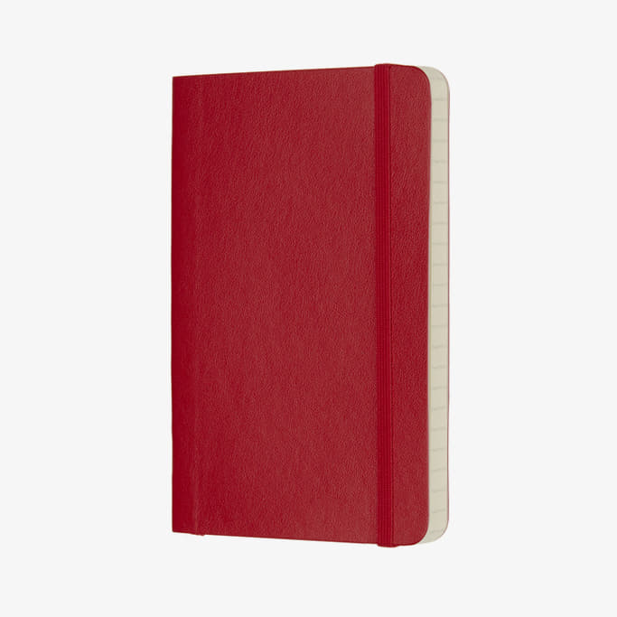 Diaries and notebooks Moleskine Zápisník Měkký Linkovaný S Červený