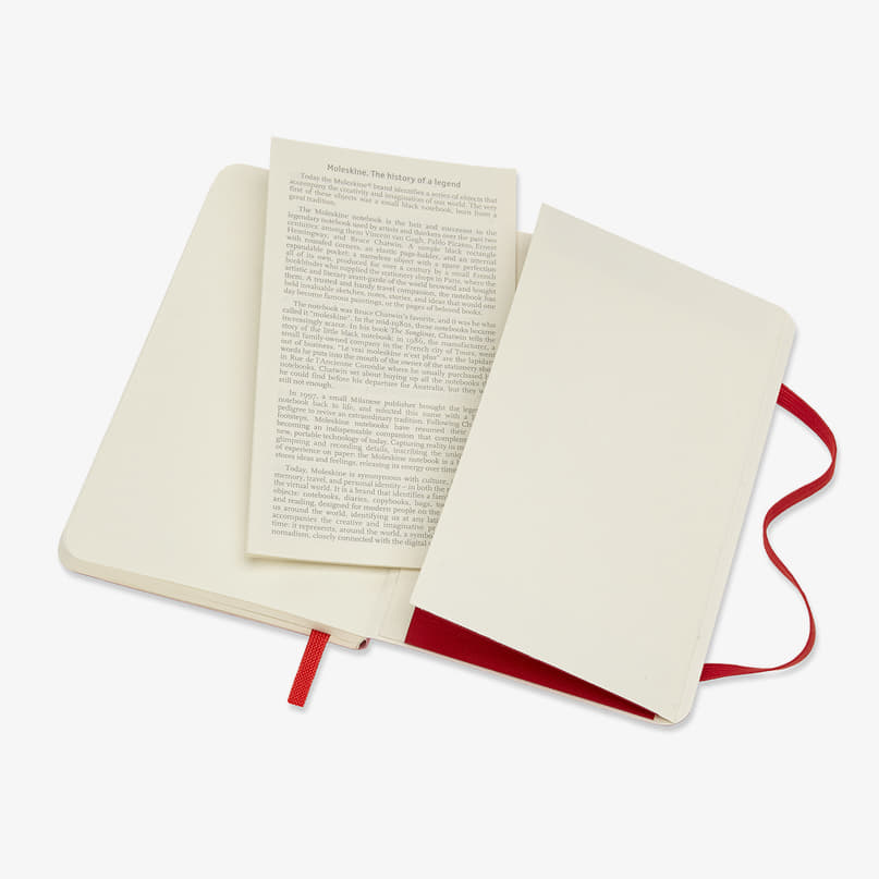 Diaries and notebooks Moleskine Zápisník Měkký Linkovaný S Červený