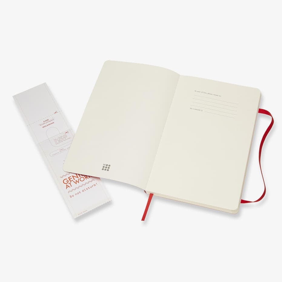 Diaries and notebooks Moleskine Zápisník Měkký Čistý L Červený
