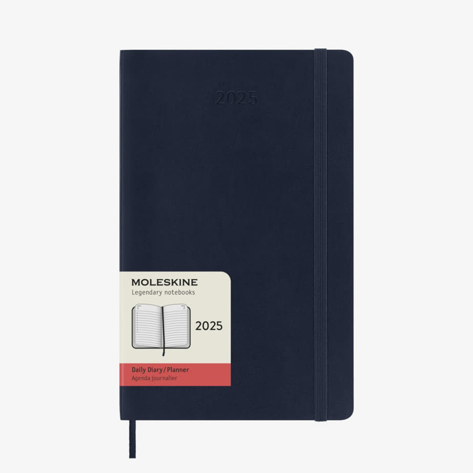 Diaries and notebooks Moleskine Diář 2025 Denní Měkký L Modrý