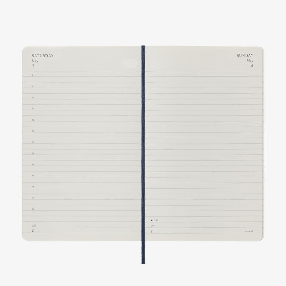 Diaries and notebooks Moleskine Diář 2025 Denní Měkký L Modrý