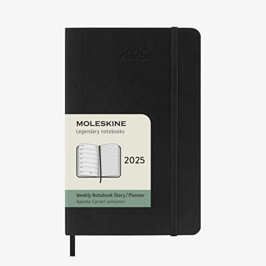 Moleskine Plánovací Zápisník 2025 Měkký S Černý