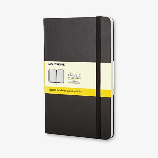 Moleskine Zápisník Tvrdý Čtverečkovaný S Černý