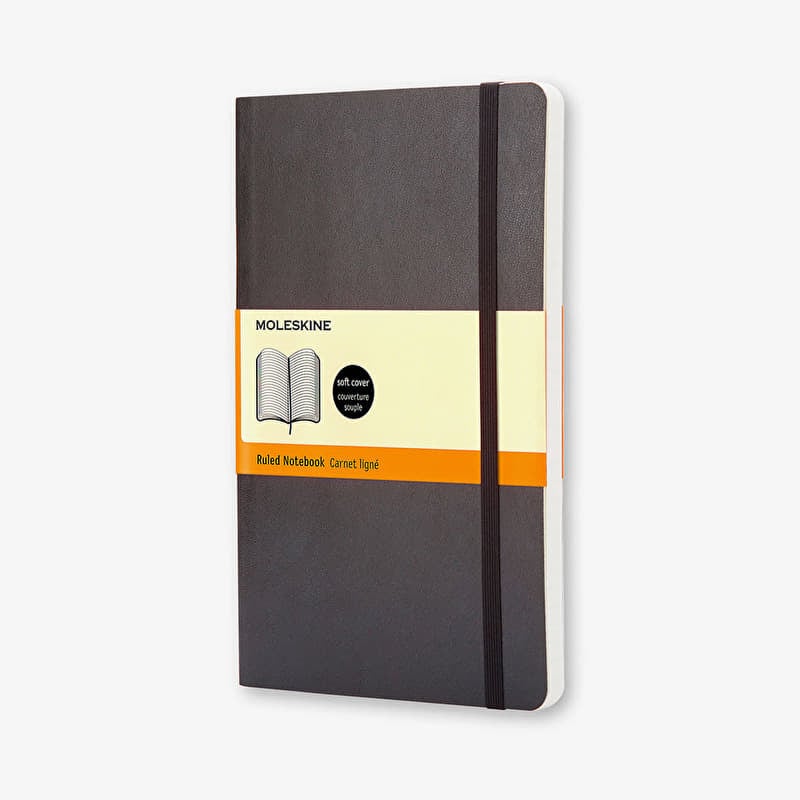 Moleskine Zápisník Měkký Linkovaný S Černý