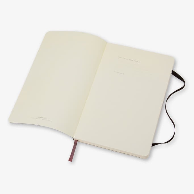 Diaries and notebooks Moleskine Zápisník Měkký Linkovaný L Černý
