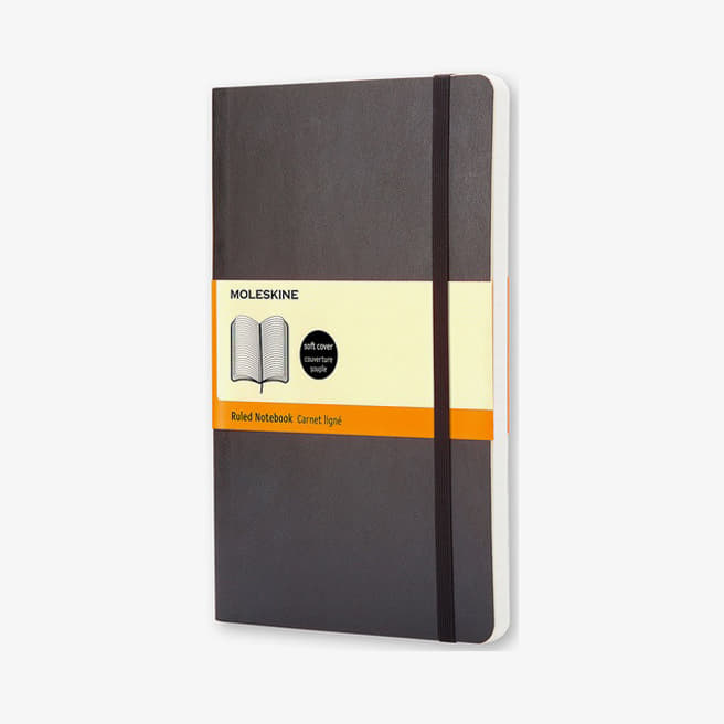 Diaries and notebooks Moleskine Zápisník Měkký Linkovaný L Černý