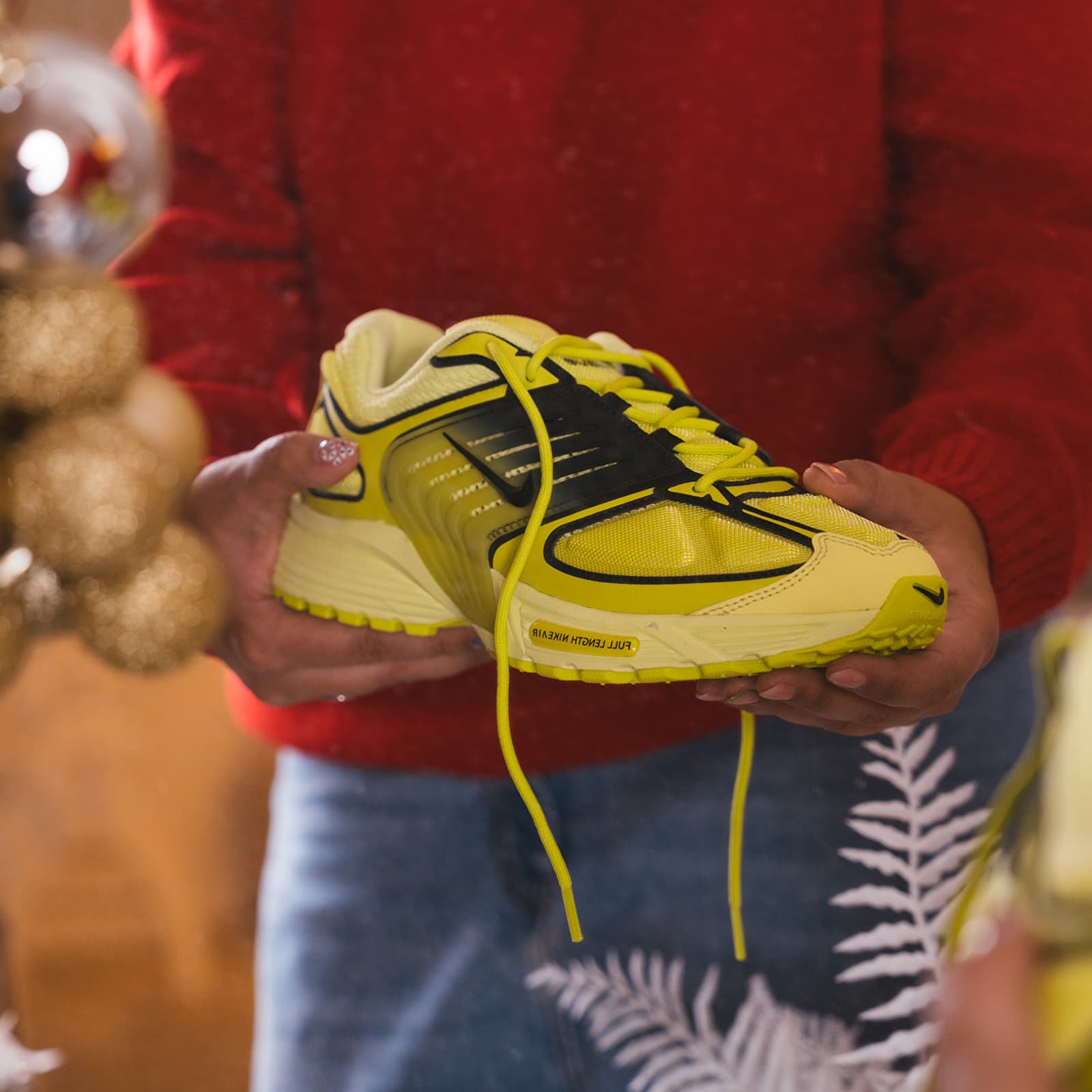 Kingad Nike Air Pegasus Wave Lt Lemon Twist/ Black-Cyber