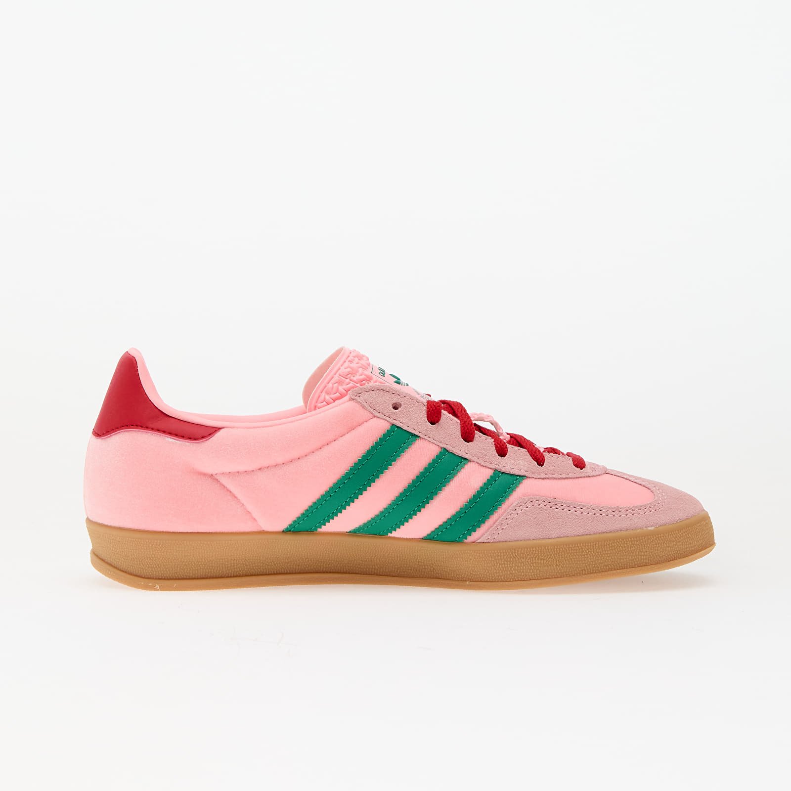 Жіноче взуття adidas Gazelle Indoor W Court Green/ Glow Pink/ Gum 3