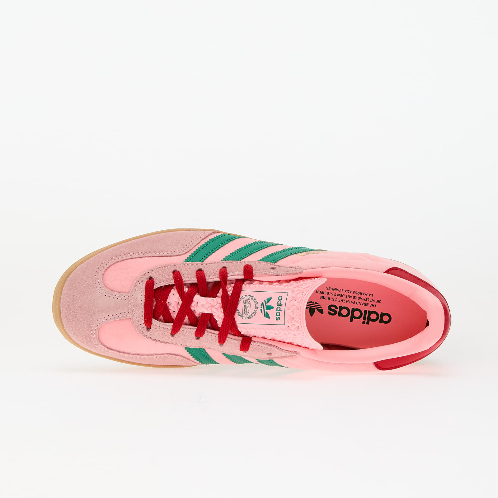adidas Originals Sneakers adidas Gazelle Indoor W Court Green/ Glow Pink/ Gum 3 EUR 36 2/3 - 4