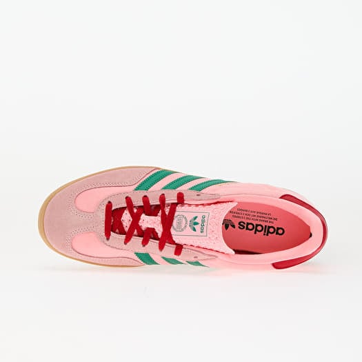 adidas Gazelle Indoor W Court Green/ Glow Pink/ Gum 3 | Queens