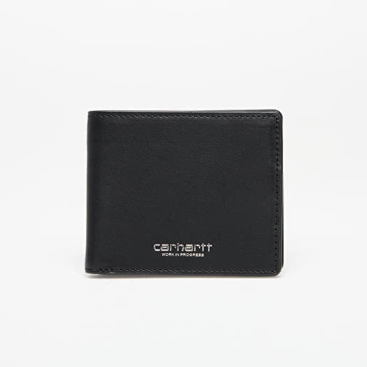 Carhartt WIP Vegas Billfold Wallet Black/ Silver