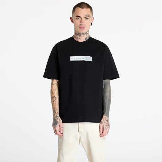 Tricou FRED PERRY Archive Graphic T-Shirt Black