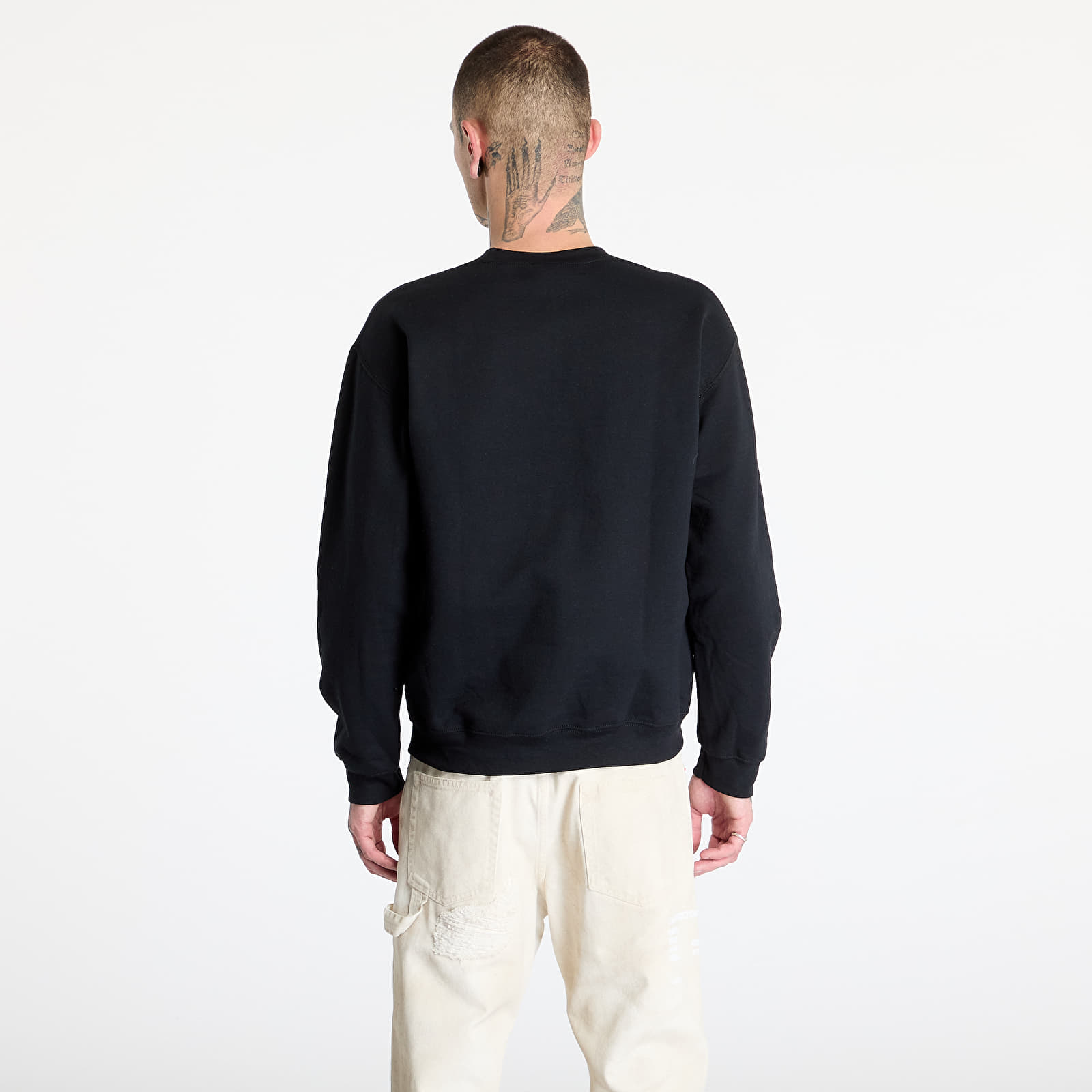 Men's sweatshirts Thrasher Flame Crewneck Black