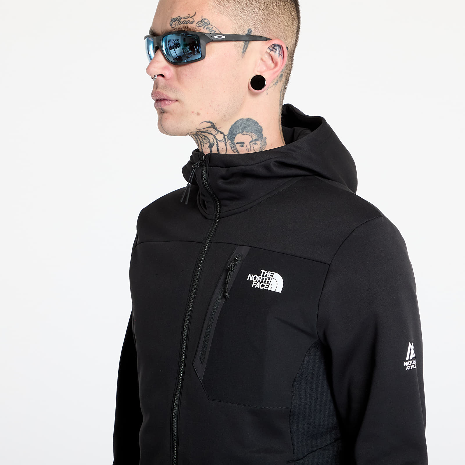 Muške majice The North Face M Mountain Athletics Full-Zip Fleece TNF Black