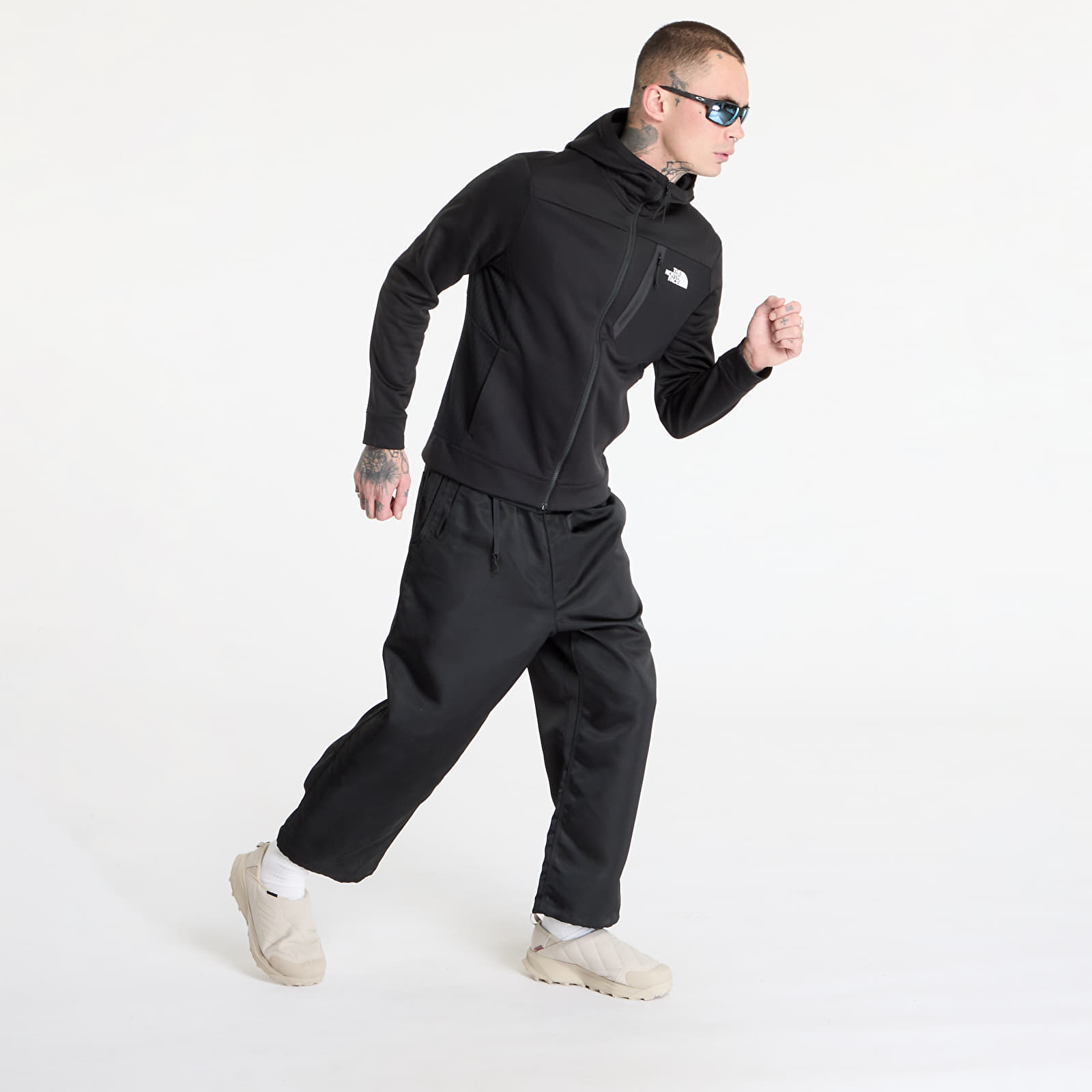 Muške majice The North Face M Mountain Athletics Full-Zip Fleece TNF Black