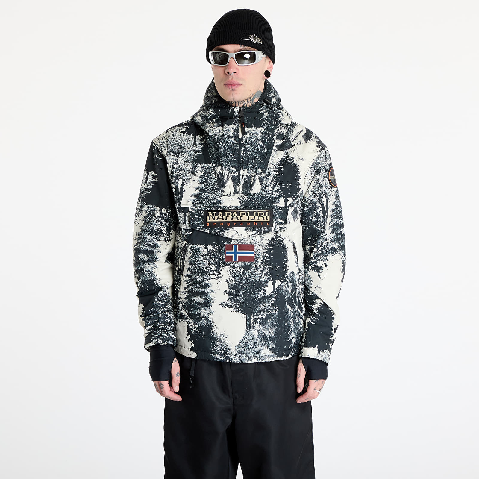 Giacca Napapijri Rainforest Next Det Tr F90 Jacket Black/ White L