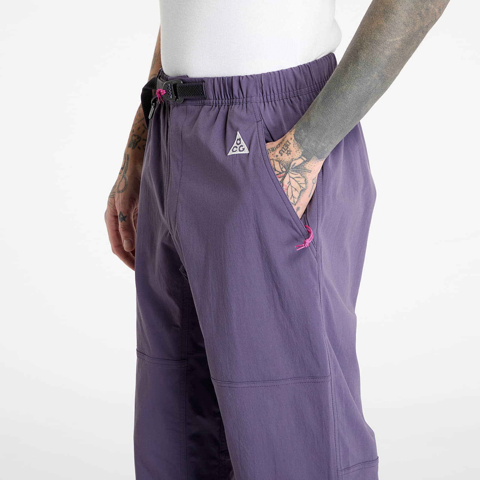 Hosen für Männer Nike ACG Men's UV Hiking Pants Dark Raisin/ Black/ Summit White
