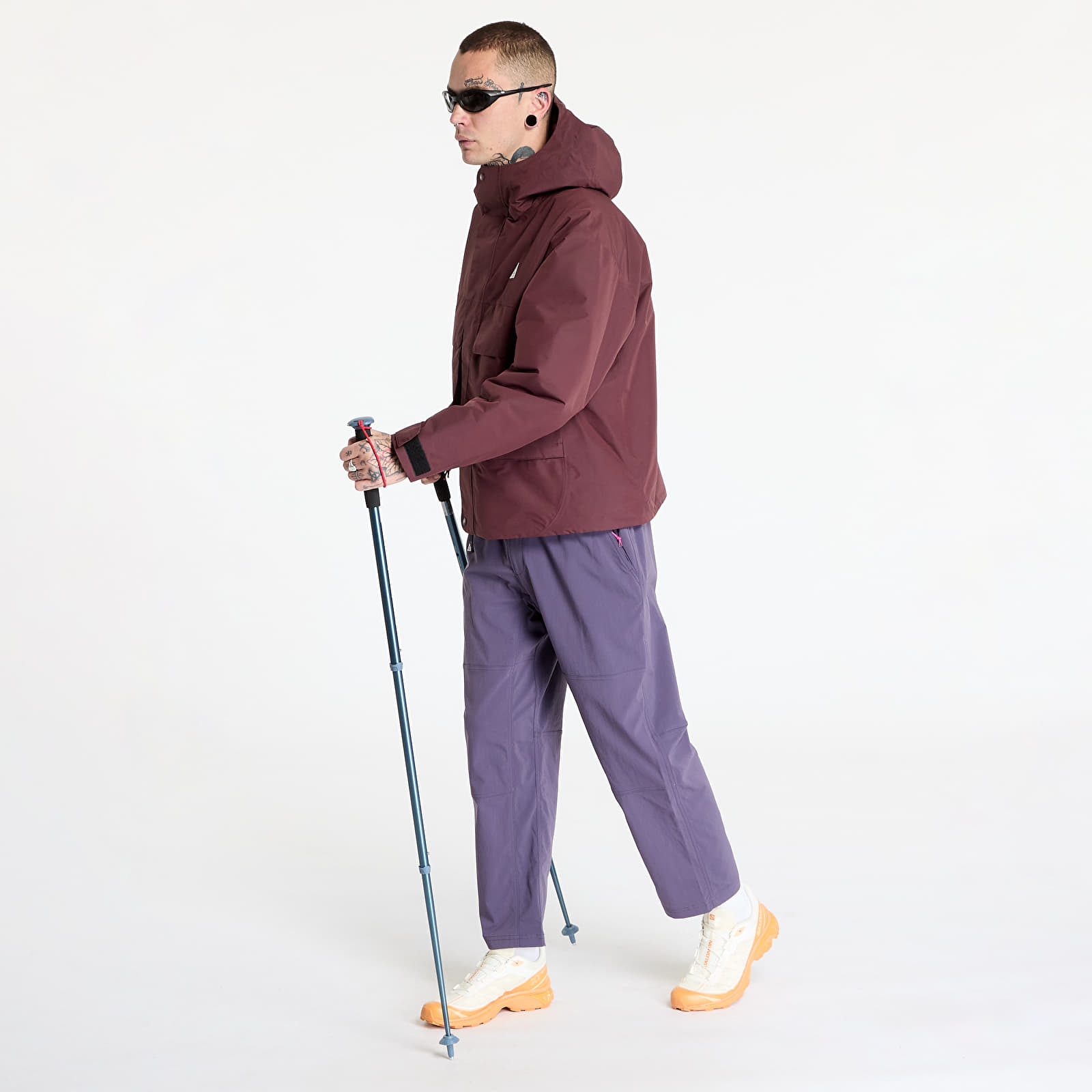 Hosen für Männer Nike ACG Men's UV Hiking Pants Dark Raisin/ Black/ Summit White