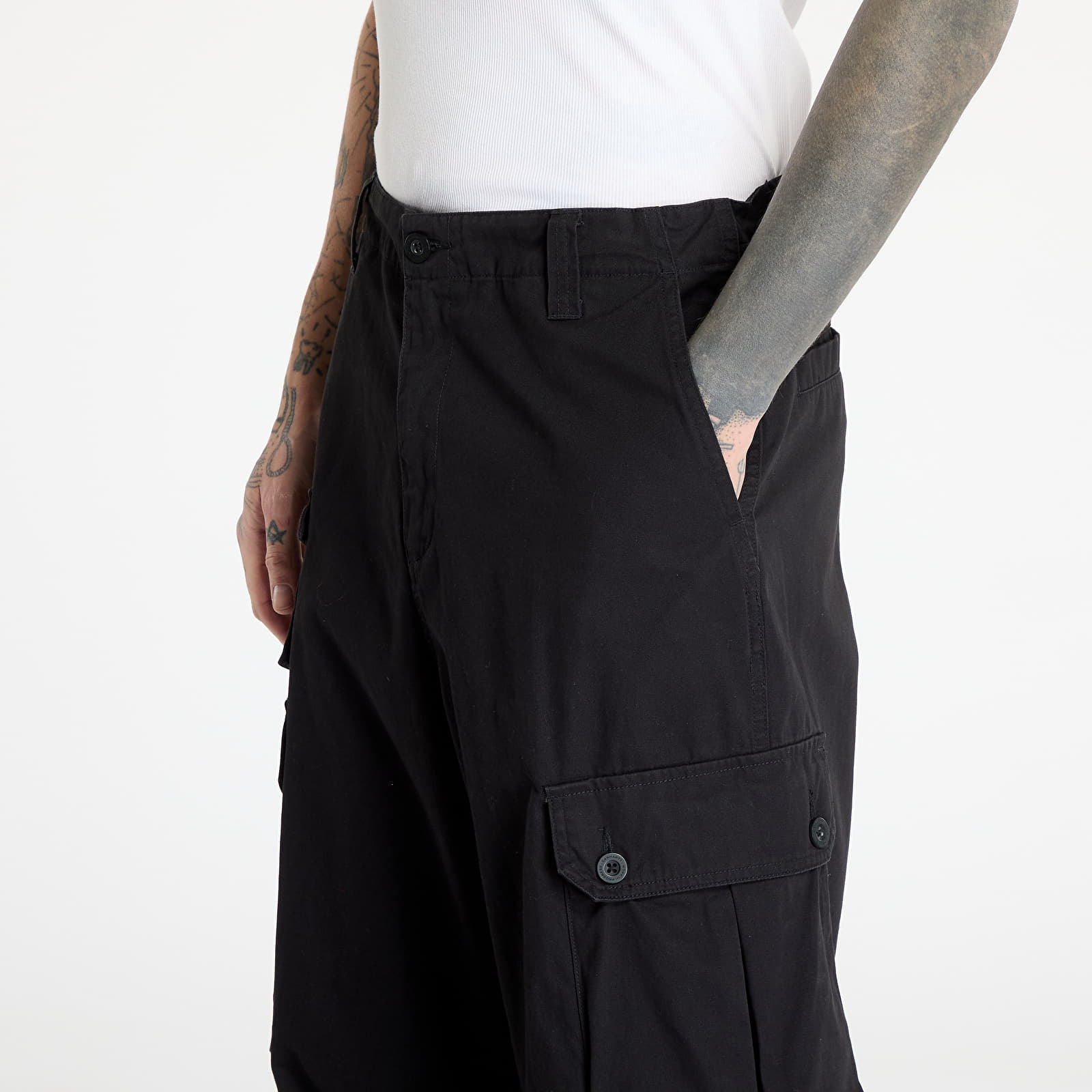 Heren broeken Carhartt WIP Tracker Pant Black