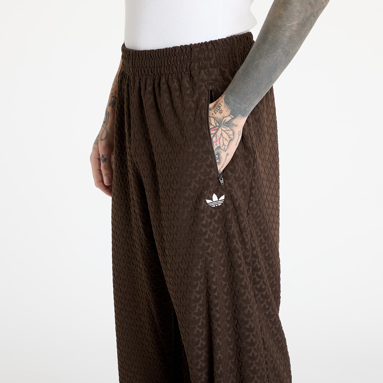 Spodnie dresowe męskie adidas Originals Track Pants Dark Brown