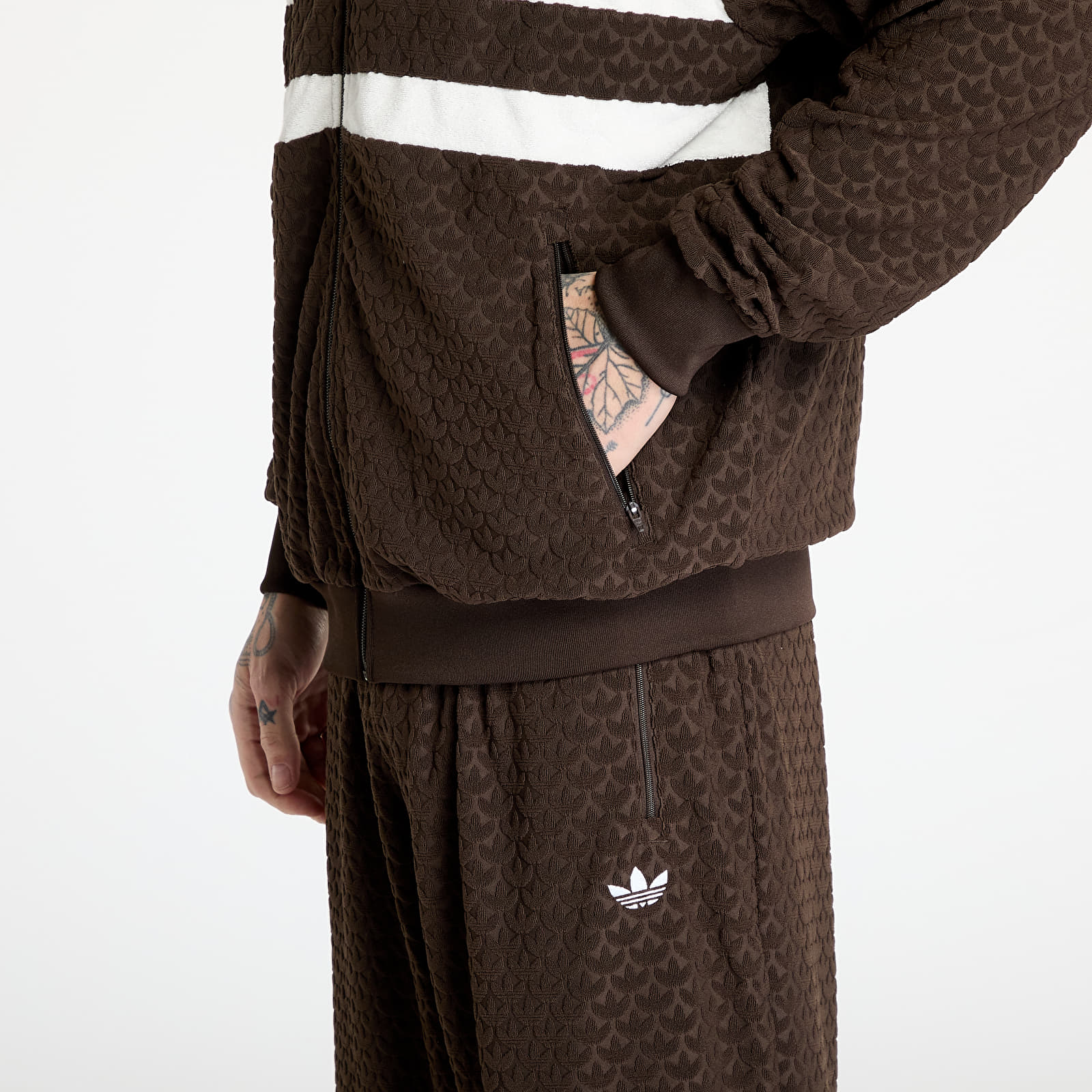 Meeste kampsunid adidas Originals Track Top Dark Brown