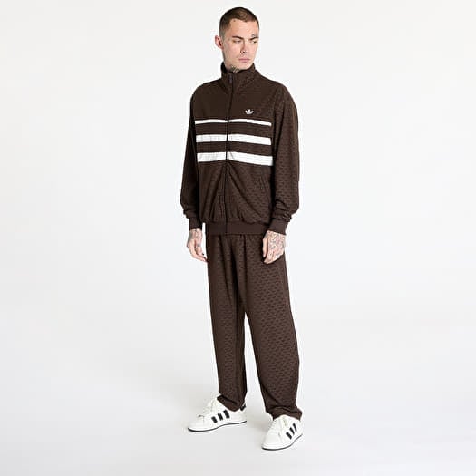 Men's sweatshirts adidas Originals Track Top Dark Brown | Queens