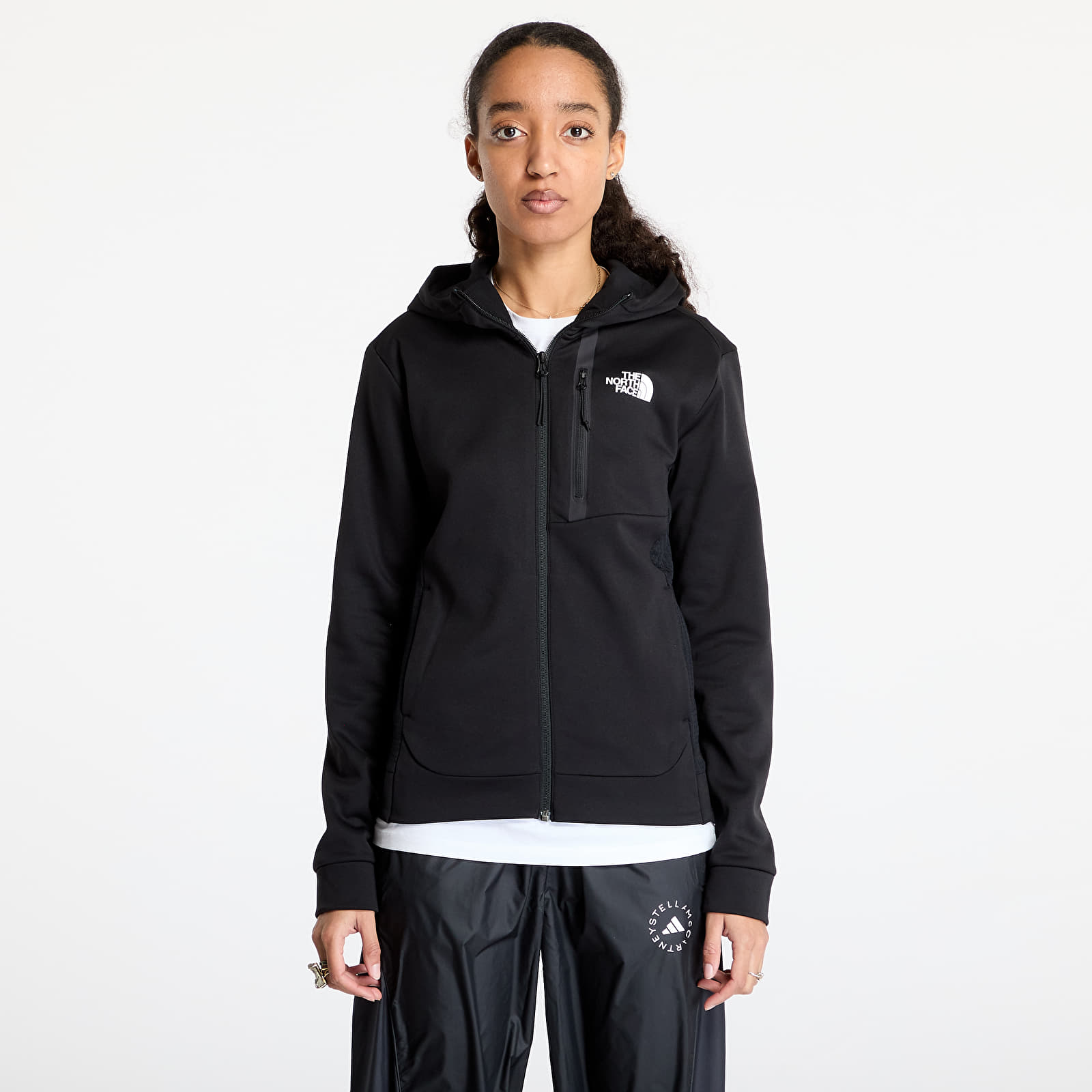 Sudaderas de mujer The North Face W Mountain Athletics Full-Zip Fleece TNF Black