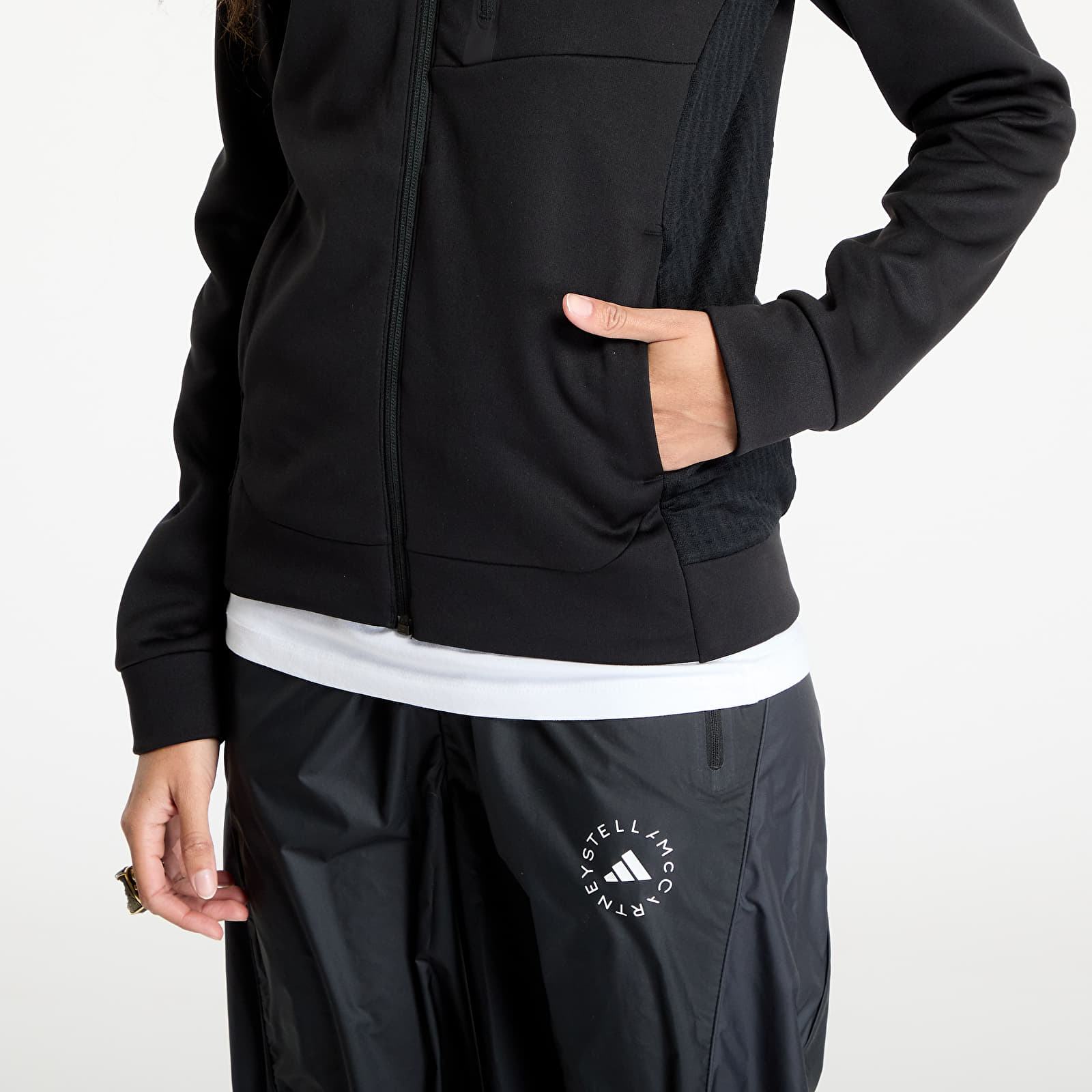 Sudaderas de mujer The North Face W Mountain Athletics Full-Zip Fleece TNF Black