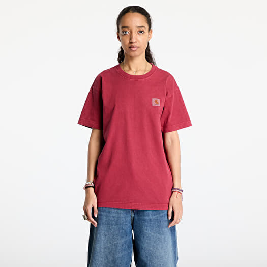 T-shirt Carhartt WIP L/S Vista T-Shirt UNISEX Scarlet Garment Dyed