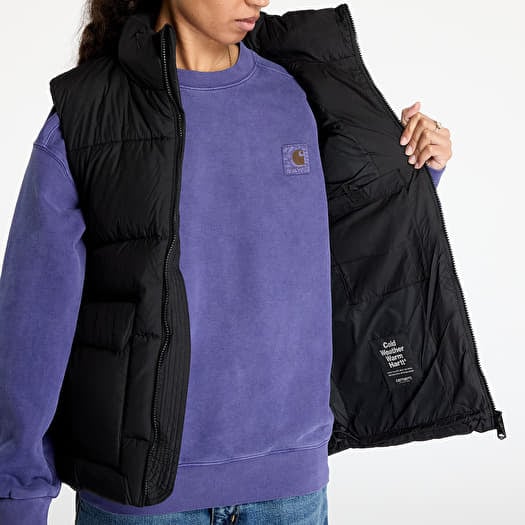 Men's vests Carhartt WIP Springfield Vest UNISEX Black/ Misty Grey