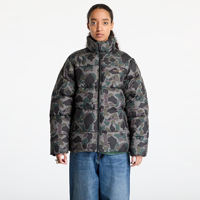Daunenjacke Carhartt WIP Springfield Jacket UNISEX Camo Duck/ Grey/ Hamilton Brown