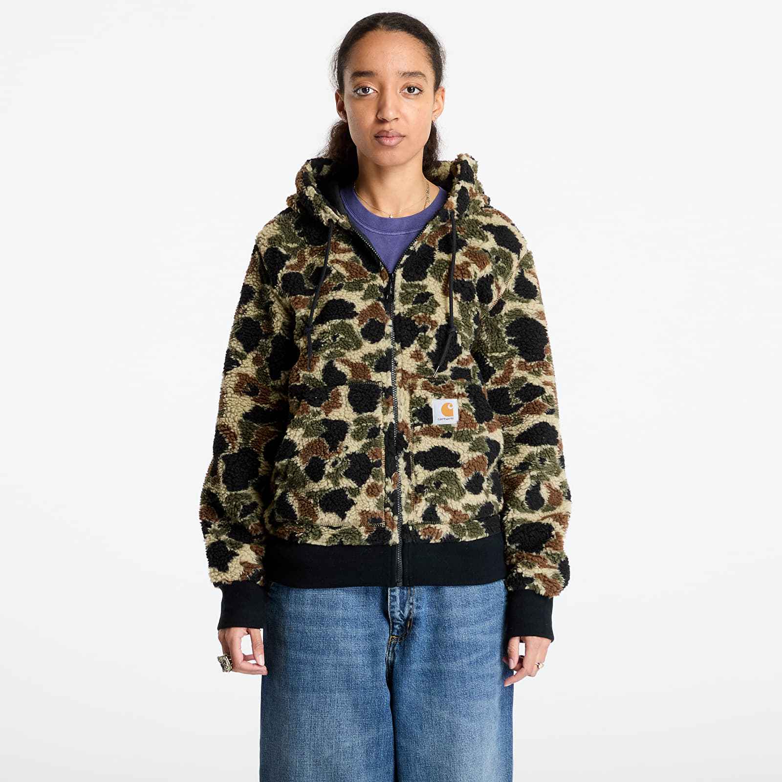 Мужские жилеты Carhartt WIP OG Active Liner UNISEX Camo Duck Jacquard/ Green