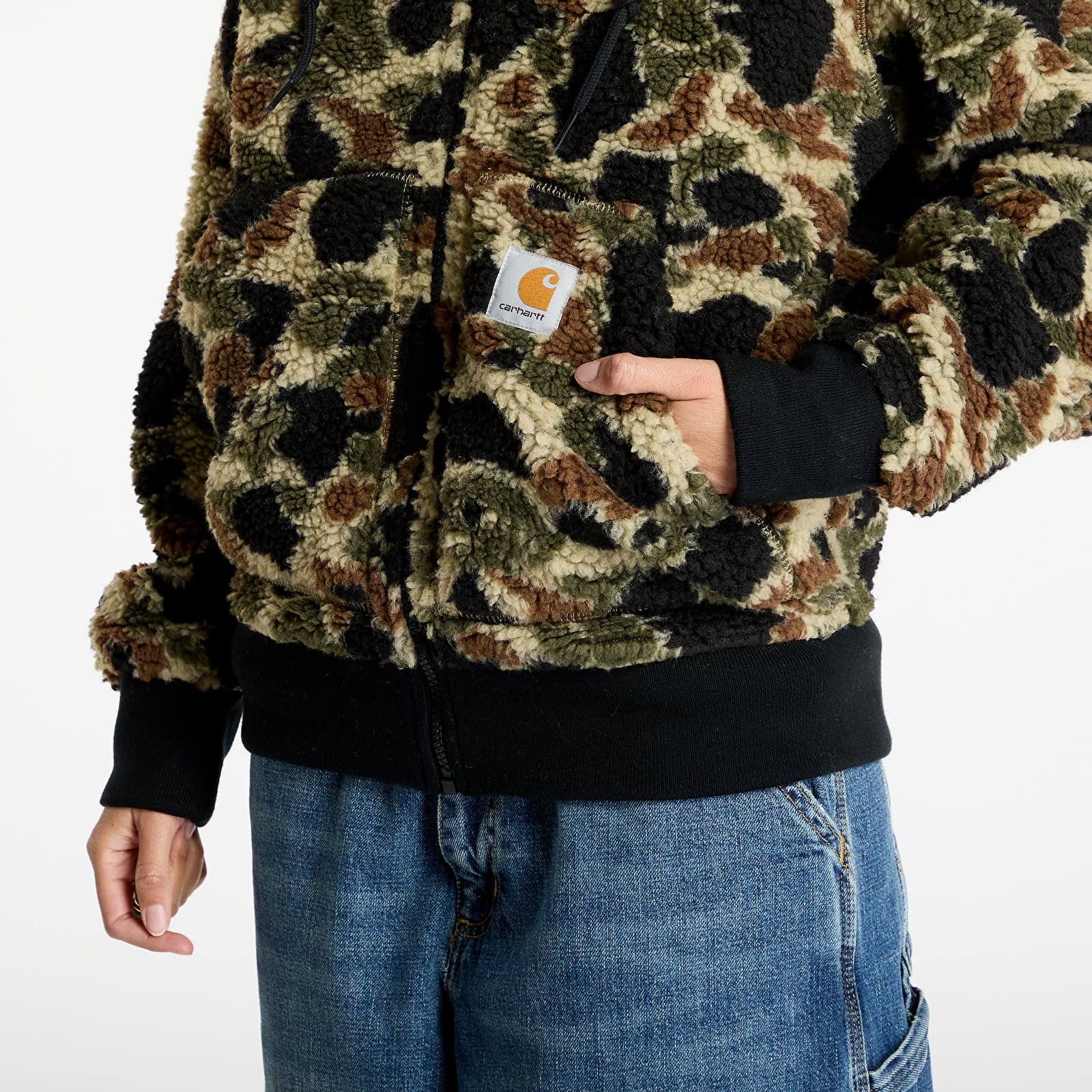 Мужские жилеты Carhartt WIP OG Active Liner UNISEX Camo Duck Jacquard/ Green
