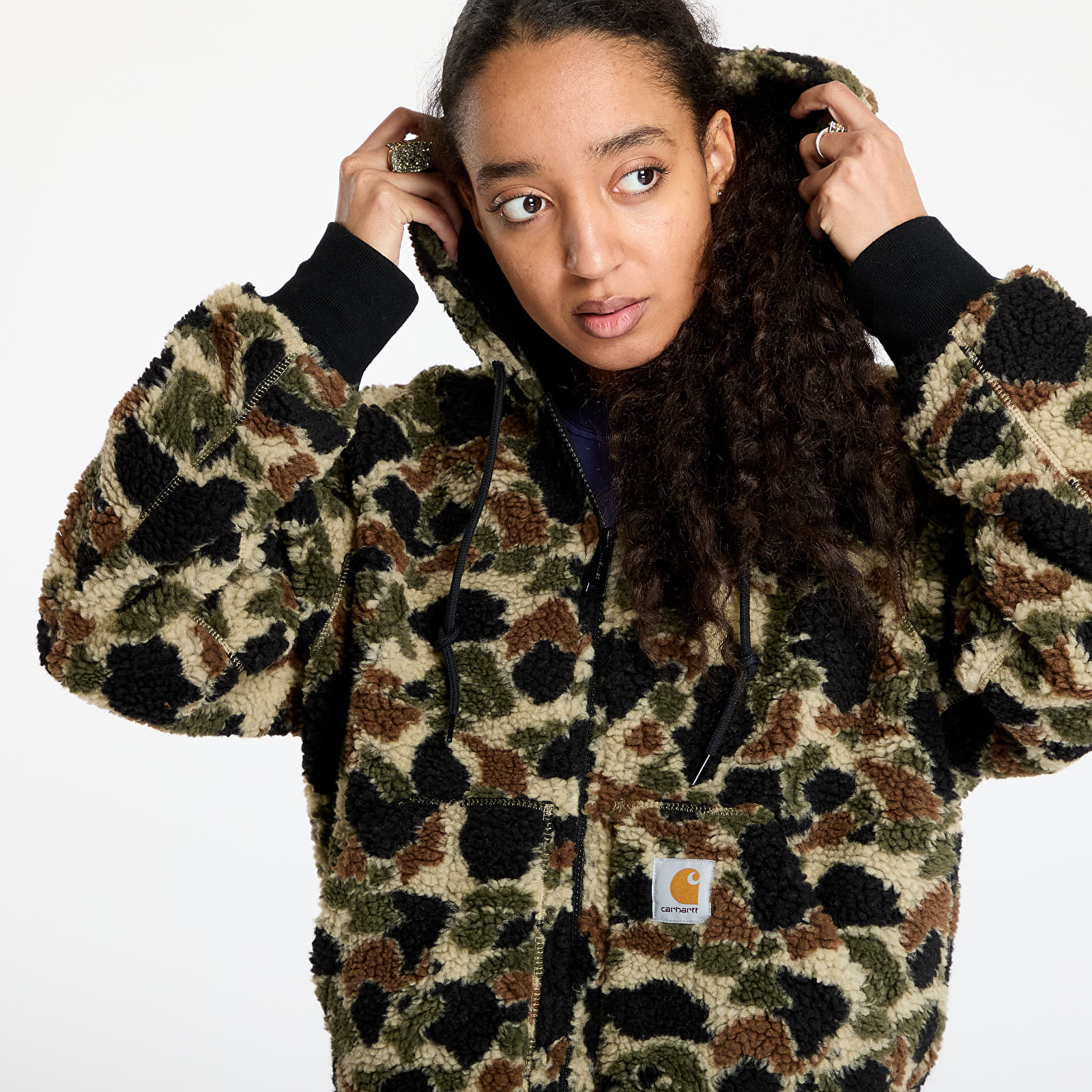Мужские жилеты Carhartt WIP OG Active Liner UNISEX Camo Duck Jacquard/ Green