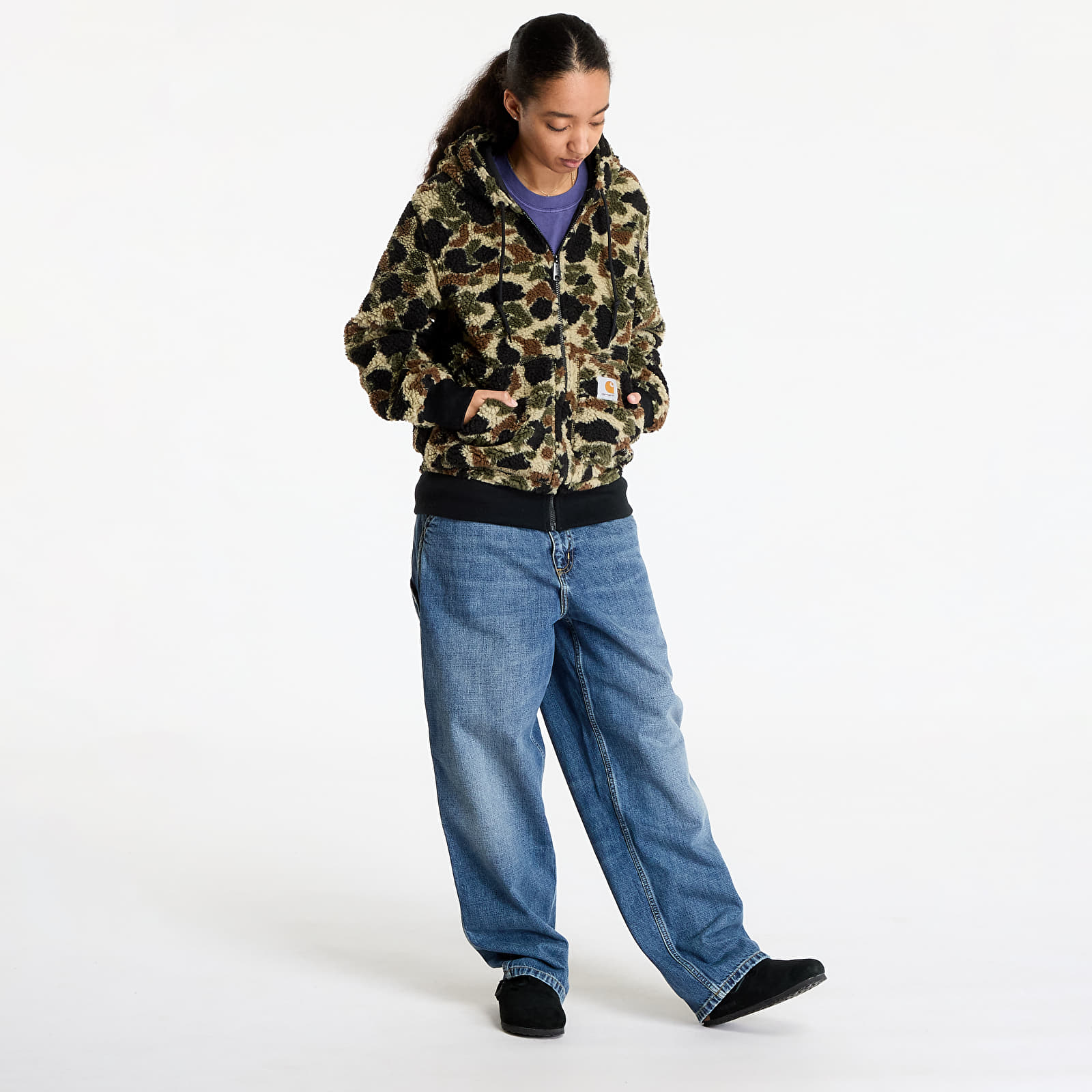 Мужские жилеты Carhartt WIP OG Active Liner UNISEX Camo Duck Jacquard/ Green