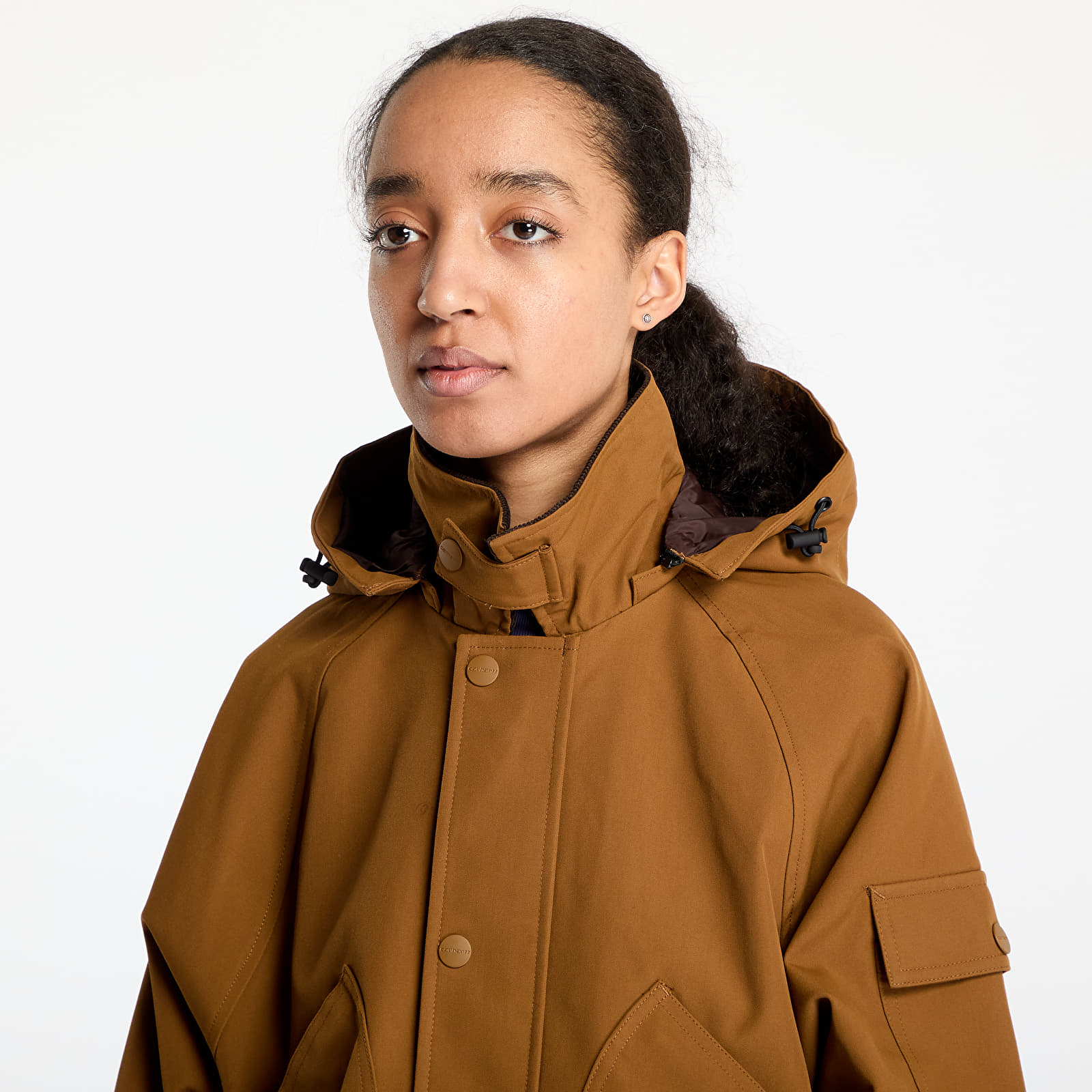 Men's jackets Carhartt WIP Clarton Jacket UNISEX Hamilton Brown/ Tobacco