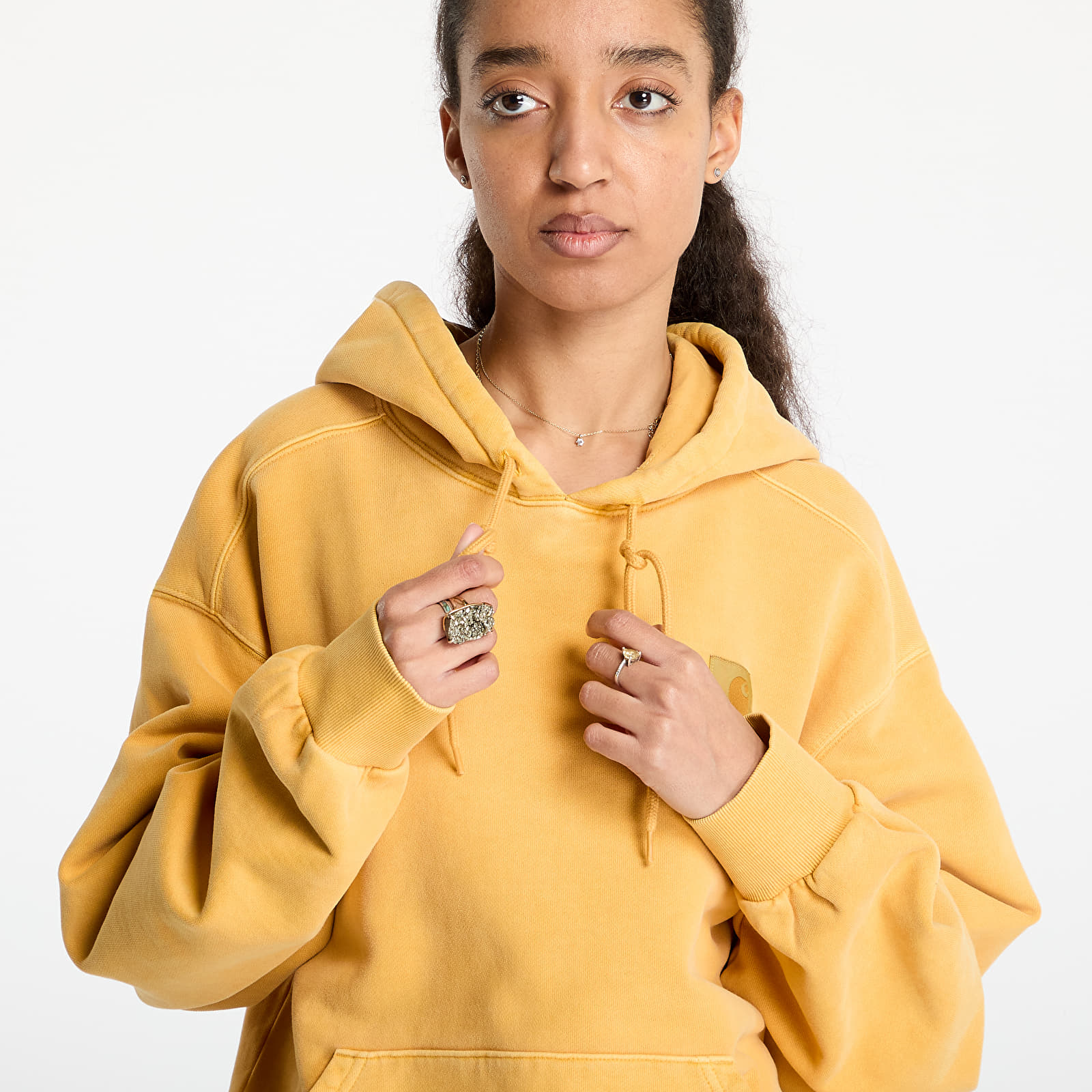 Мужские худи Carhartt WIP Hooded Vista Sweat UNISEX Winter Spice Garment Dyed